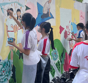 Art workshop at TWGH College 2022