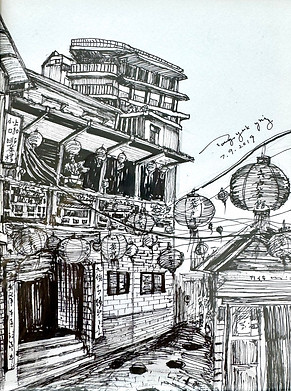 Travel series artwork